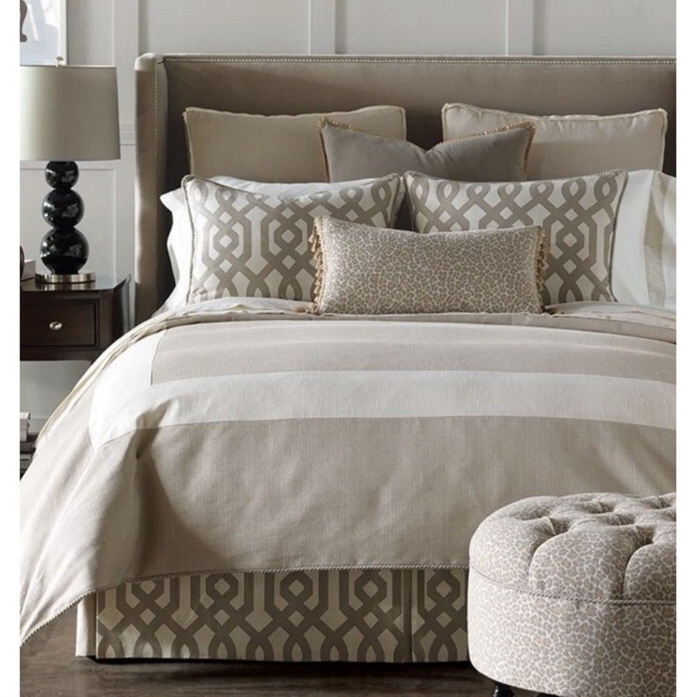 Set of 2 Eastern Accents Rayland Trellis King Pillow Shams Set
